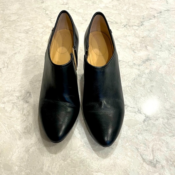 Black Calvin Klein heeled booties, size 8.5, barely worn. - Picture 2 of 3